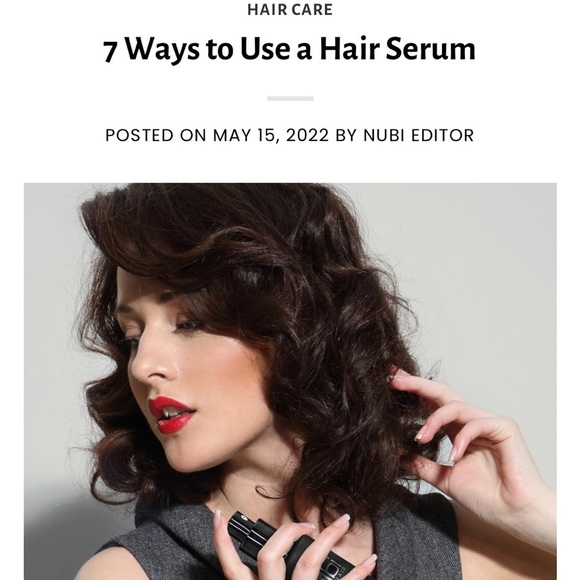 New in Box! 3 Nubi Boosting Hair Serum Treatment for Dull, Damaged, Frizzy Hair - Picture 5 of 8